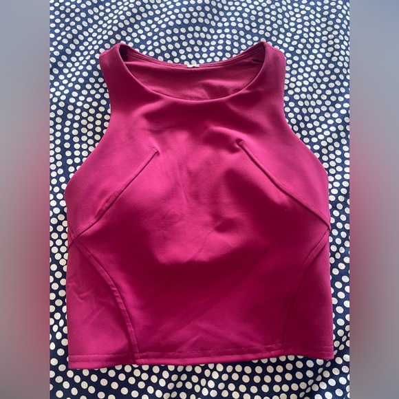 Lululemon Pomegranate Wunder Train Racerback Tank Top Wmn Size 0 - Picture 2 of 9